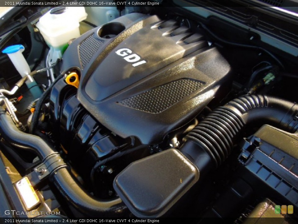 2.4 Liter GDI DOHC 16-Valve CVVT 4 Cylinder Engine for the 2011 Hyundai Sonata #72640967