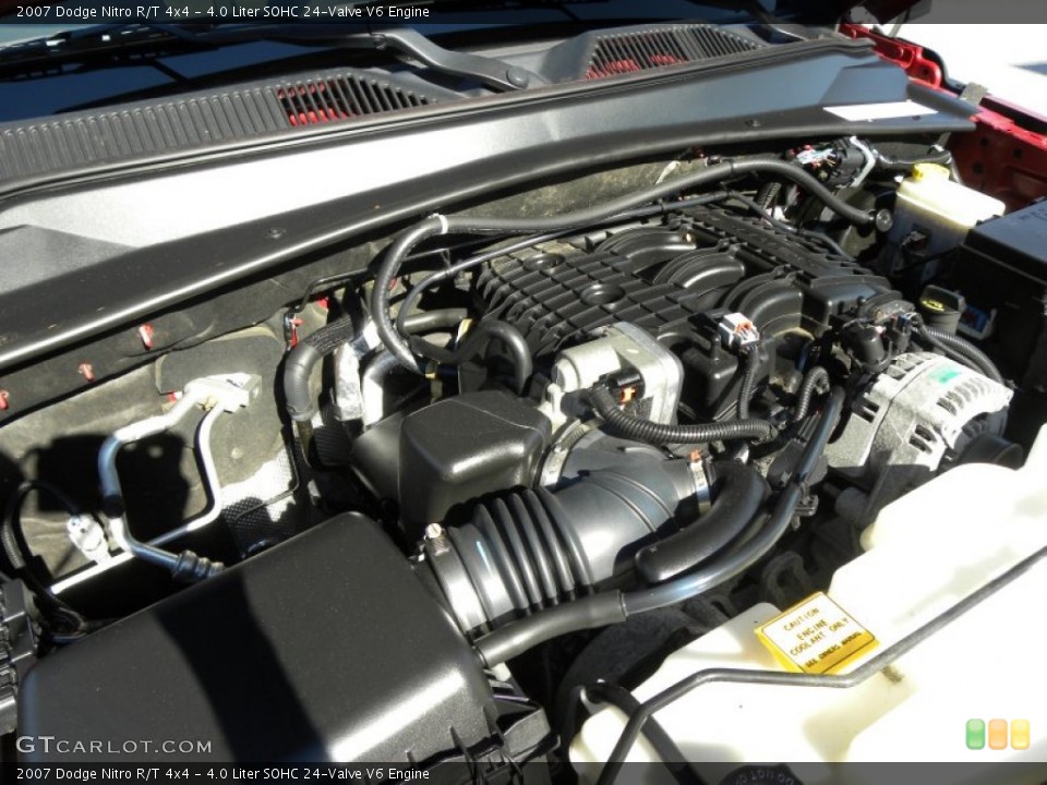 4.0 Liter SOHC 24-Valve V6 Engine for the 2007 Dodge Nitro #72665847