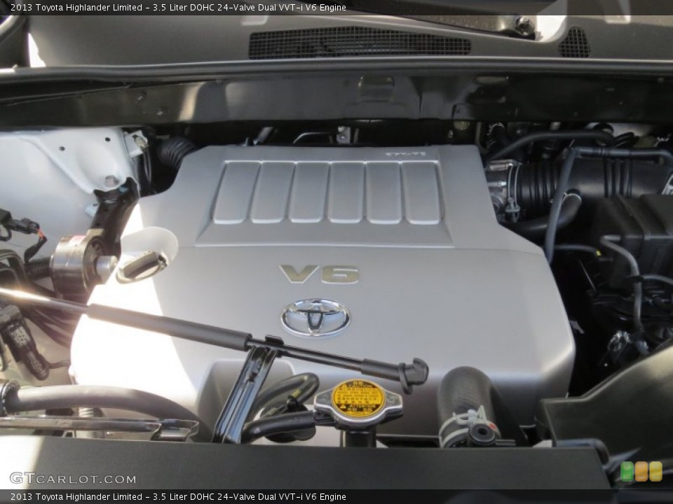 3.5 Liter DOHC 24-Valve Dual VVT-i V6 Engine for the 2013 Toyota Highlander #72667531