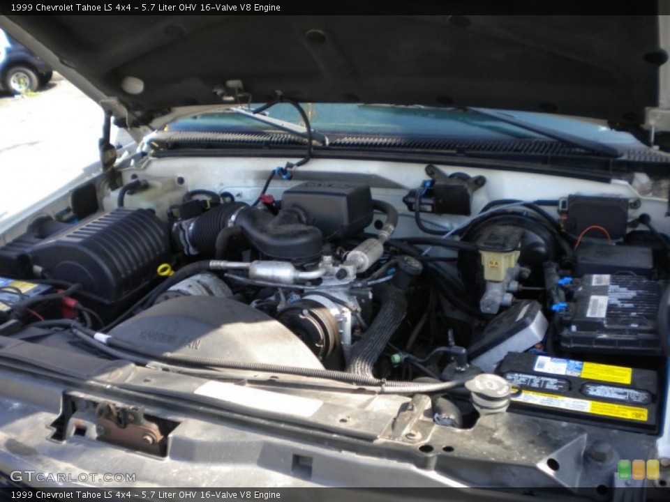 5.7 Liter OHV 16-Valve V8 Engine for the 1999 Chevrolet Tahoe #72667811