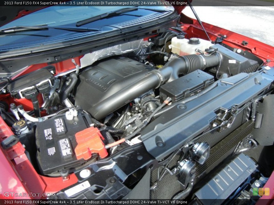 3.5 Liter EcoBoost DI Turbocharged DOHC 24-Valve Ti-VCT V6 Engine for the 2013 Ford F150 #72683953