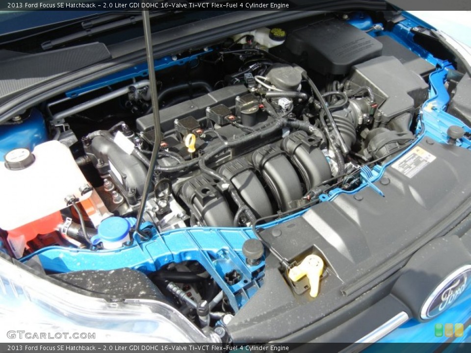 2.0 Liter GDI DOHC 16-Valve Ti-VCT Flex-Fuel 4 Cylinder Engine for the 2013 Ford Focus #72685675