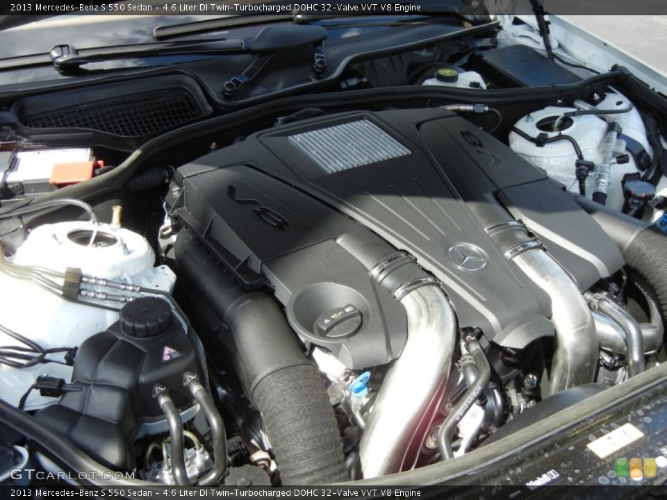 4.6 Liter DI Twin-Turbocharged DOHC 32-Valve VVT V8 Engine for the 2013 Mercedes-Benz S #72685948