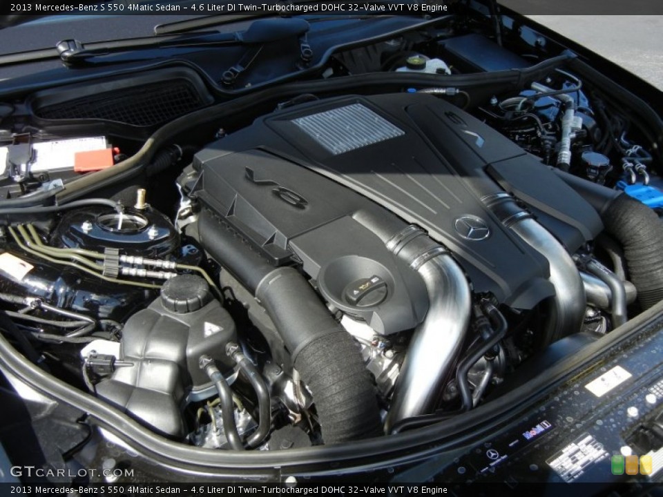 4.6 Liter DI Twin-Turbocharged DOHC 32-Valve VVT V8 Engine for the 2013 Mercedes-Benz S #72686308