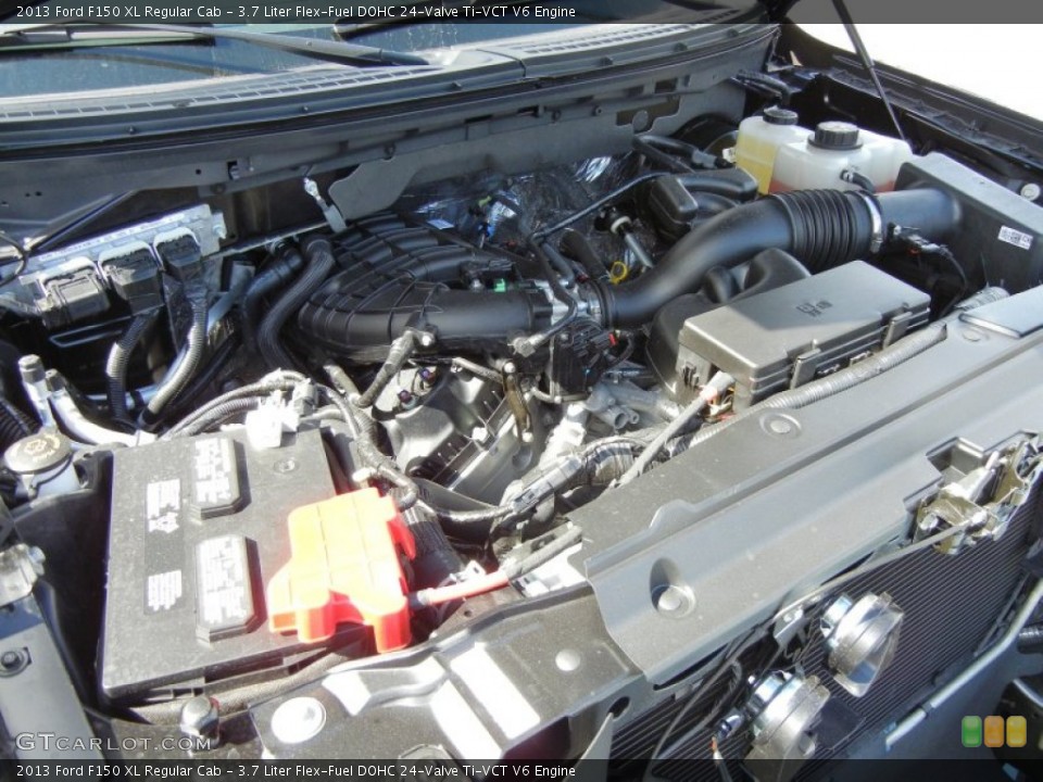 3.7 Liter Flex-Fuel DOHC 24-Valve Ti-VCT V6 Engine for the 2013 Ford F150 #72686530