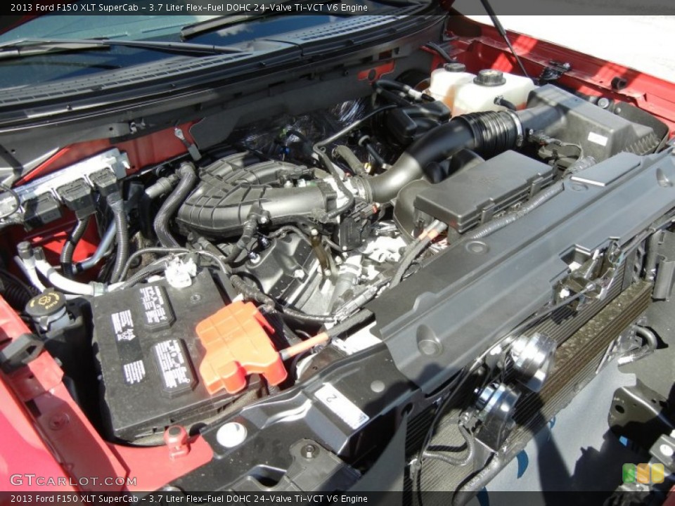 3.7 Liter Flex-Fuel DOHC 24-Valve Ti-VCT V6 Engine for the 2013 Ford F150 #72687055