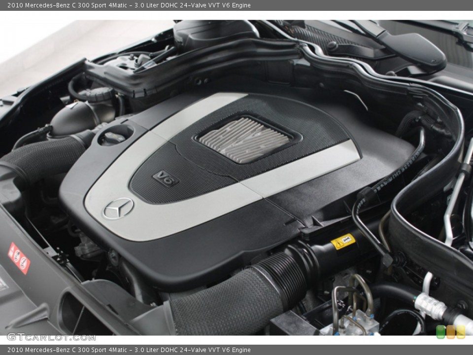 3.0 Liter DOHC 24-Valve VVT V6 Engine for the 2010 Mercedes-Benz C #72691234