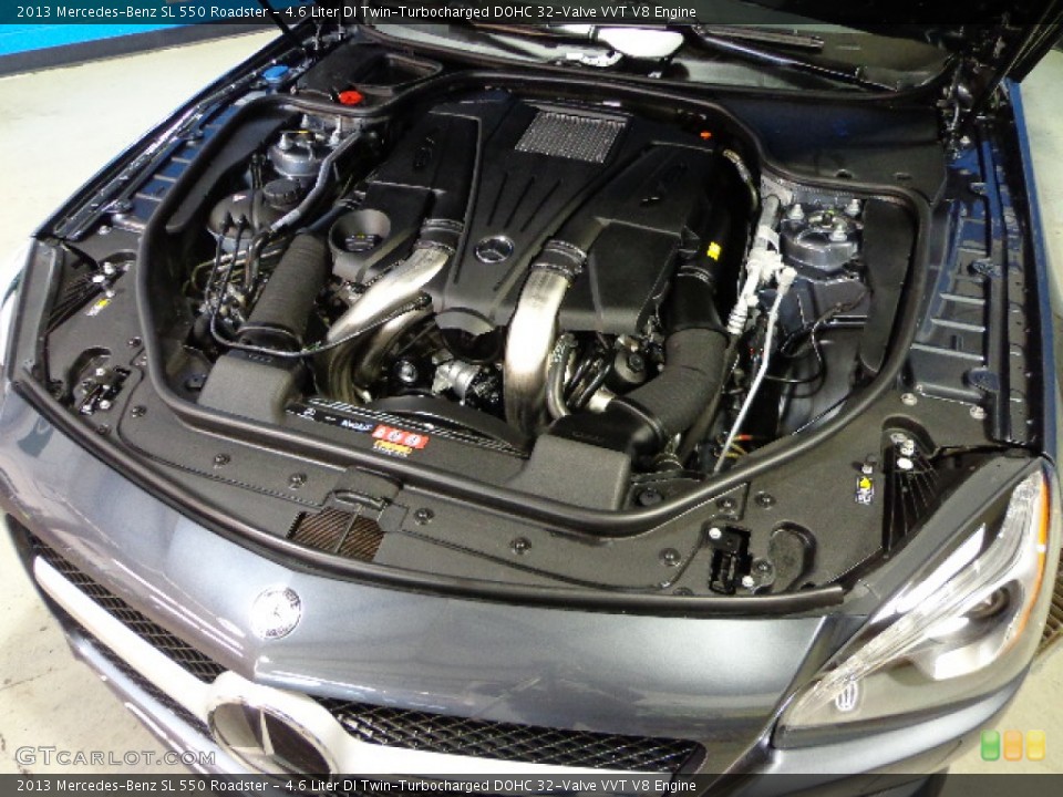 4.6 Liter DI Twin-Turbocharged DOHC 32-Valve VVT V8 Engine for the 2013 Mercedes-Benz SL #72695206