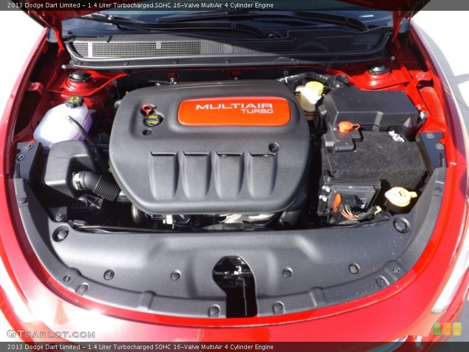 1.4 Liter Turbocharged SOHC 16-Valve MultiAir 4 Cylinder Engine for the 2013 Dodge Dart #72699825