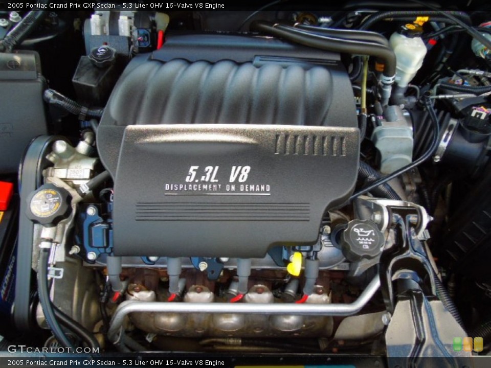 5.3 Liter OHV 16-Valve V8 2005 Pontiac Grand Prix Engine