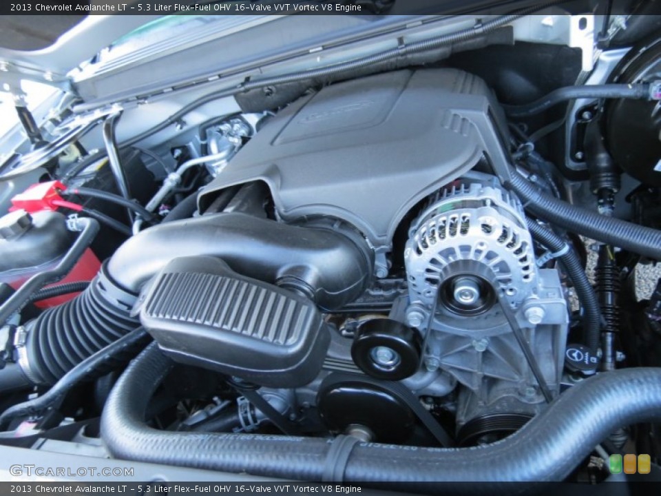 5.3 Liter Flex-Fuel OHV 16-Valve VVT Vortec V8 Engine for the 2013 Chevrolet Avalanche #72712427