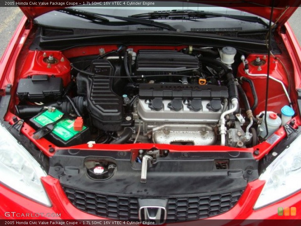 1.7L SOHC 16V VTEC 4 Cylinder Engine for the 2005 Honda Civic #72719066