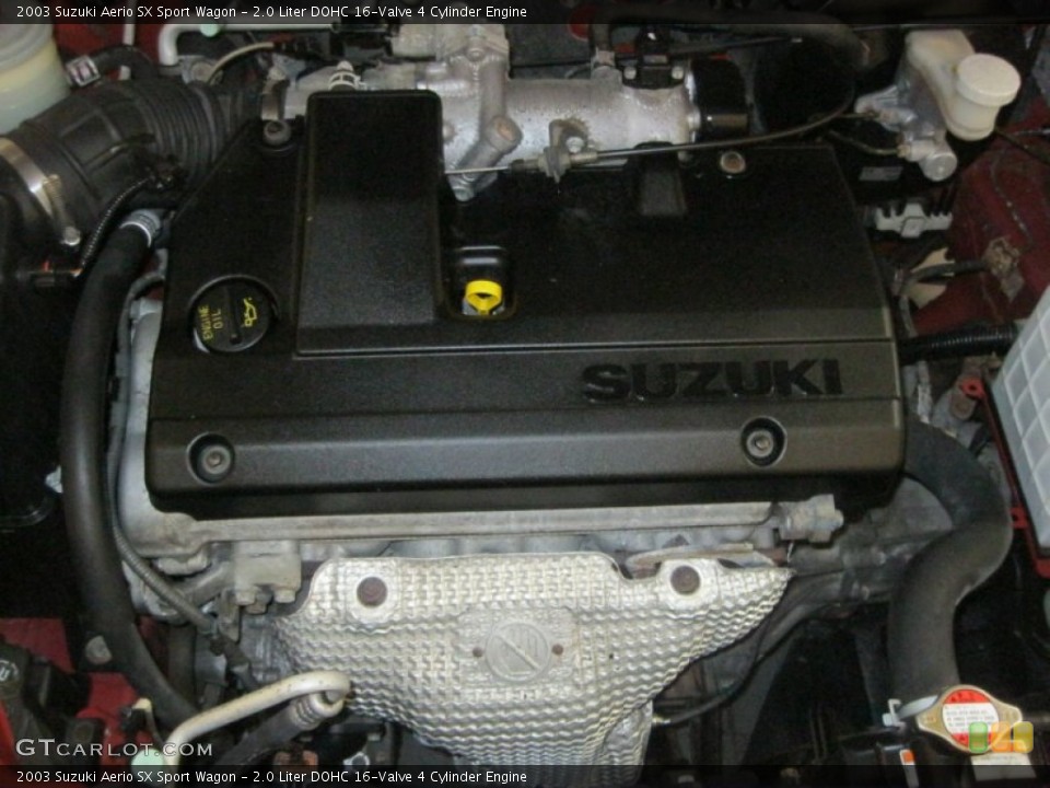 2.0 Liter DOHC 16-Valve 4 Cylinder Engine for the 2003 Suzuki Aerio #72729275
