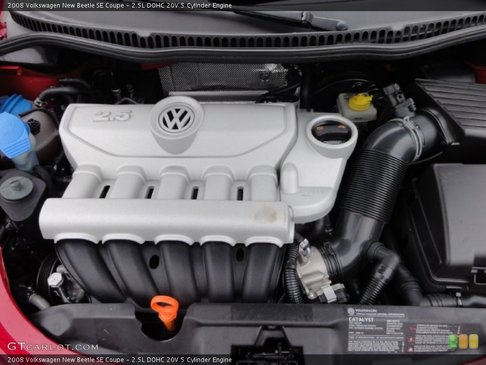 2.5L DOHC 20V 5 Cylinder Engine for the 2008 Volkswagen New Beetle #72730588