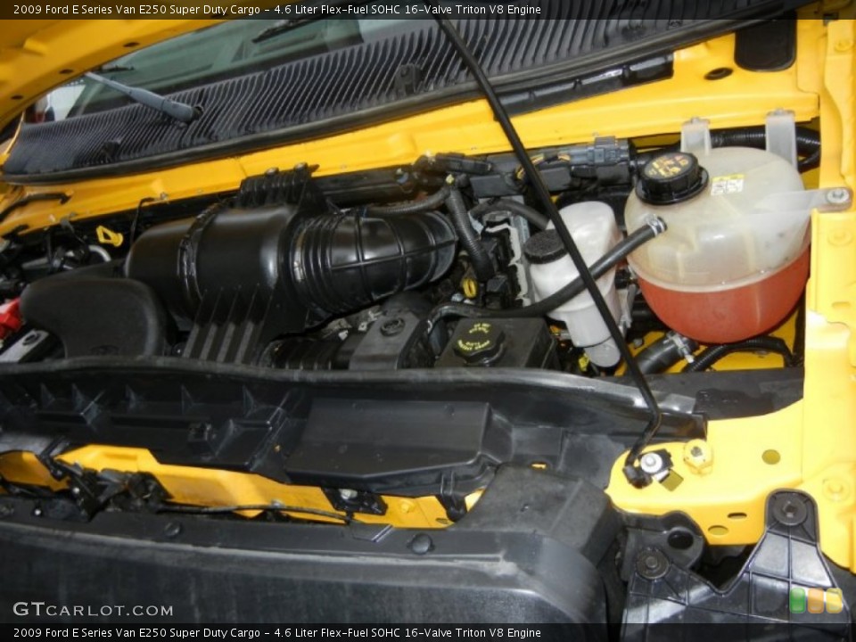 4.6 Liter Flex-Fuel SOHC 16-Valve Triton V8 Engine for the 2009 Ford E Series Van #72744119