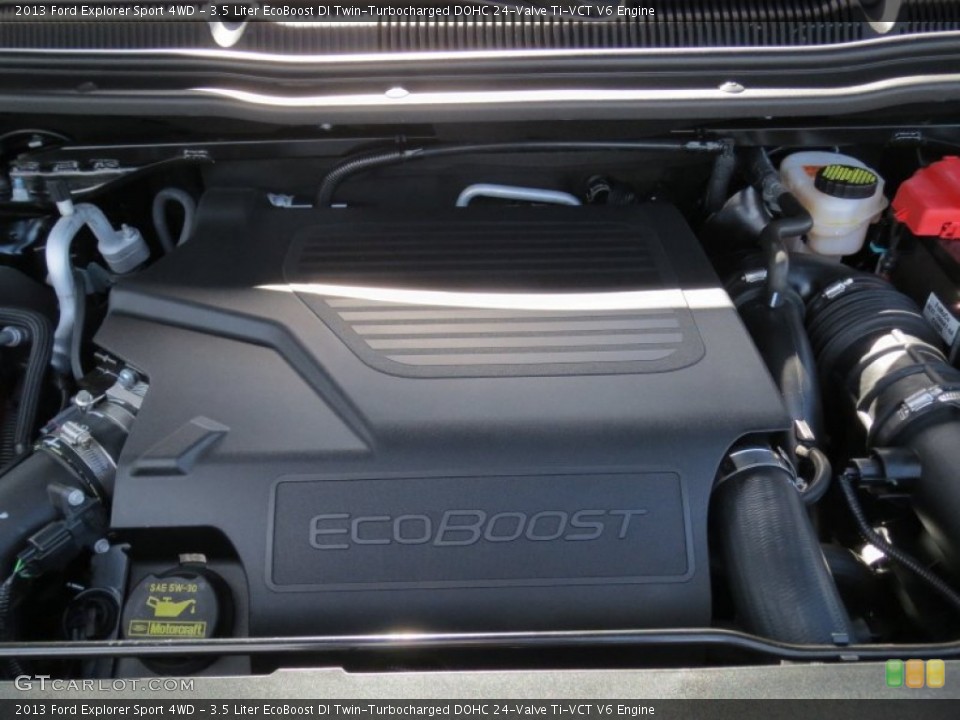 3.5 Liter EcoBoost DI Twin-Turbocharged DOHC 24-Valve Ti-VCT V6 Engine for the 2013 Ford Explorer #72744470