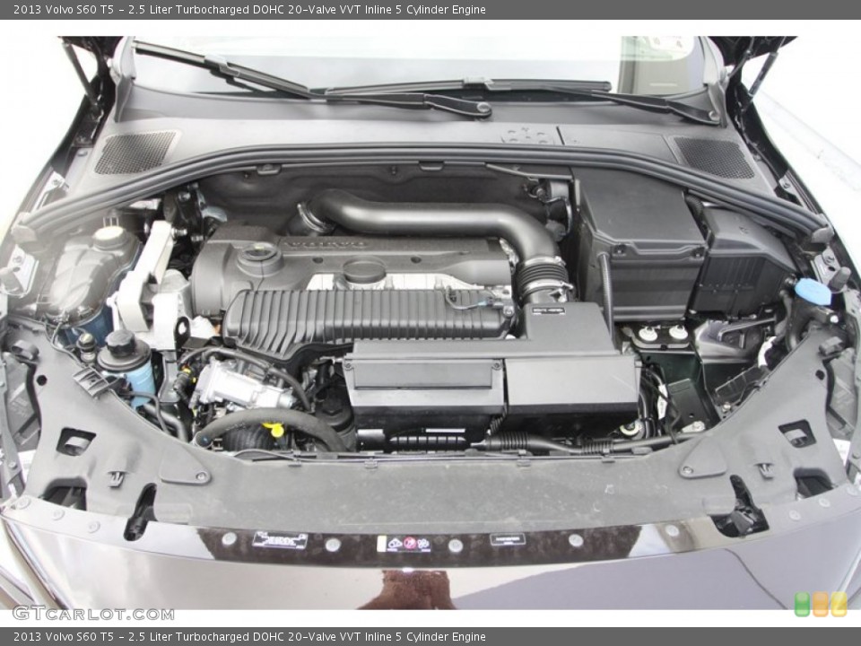 2.5 Liter Turbocharged DOHC 20-Valve VVT Inline 5 Cylinder Engine for the 2013 Volvo S60 #72744593