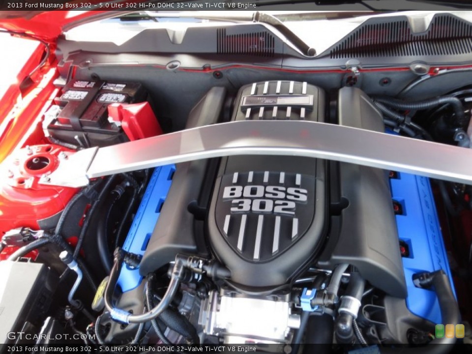 5.0 Liter 302 Hi-Po DOHC 32-Valve Ti-VCT V8 Engine for the 2013 Ford Mustang #72750790