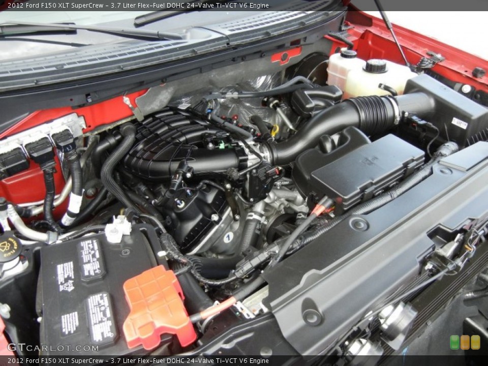 3.7 Liter Flex-Fuel DOHC 24-Valve Ti-VCT V6 Engine for the 2012 Ford F150 #72754367