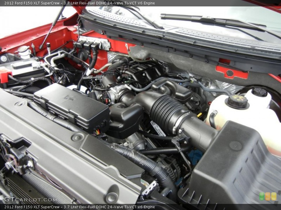 3.7 Liter Flex-Fuel DOHC 24-Valve Ti-VCT V6 Engine for the 2012 Ford F150 #72754389