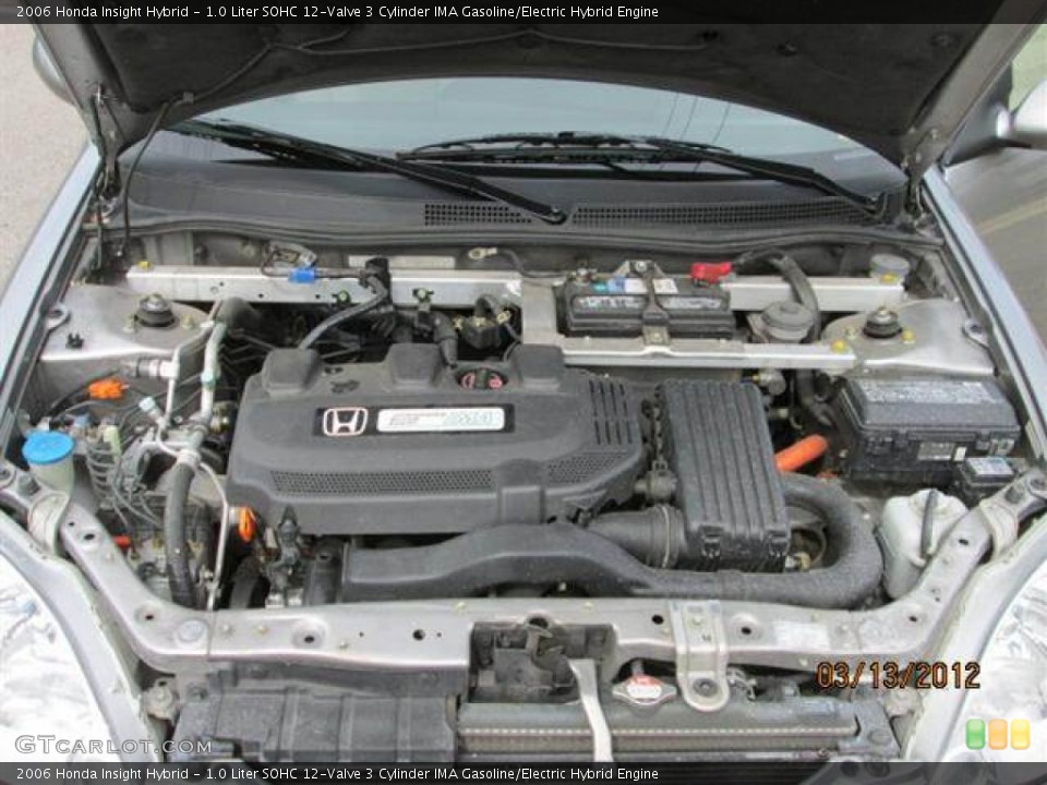 1.0 Liter SOHC 12-Valve 3 Cylinder IMA Gasoline/Electric Hybrid Engine for the 2006 Honda Insight #72755399