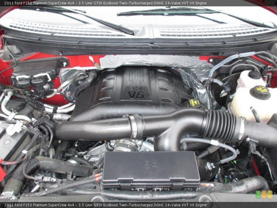 3.5 Liter GTDI EcoBoost Twin-Turbocharged DOHC 24-Valve VVT V6 Engine for the 2011 Ford F150 #72757901