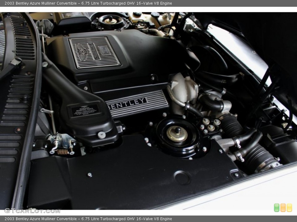 6.75 Litre Turbocharged OHV 16-Valve V8 2003 Bentley Azure Engine