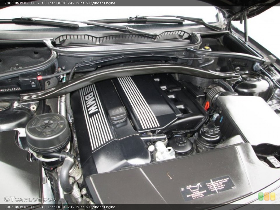 3.0 Liter DOHC 24V Inline 6 Cylinder Engine for the 2005 BMW X3 #72770074