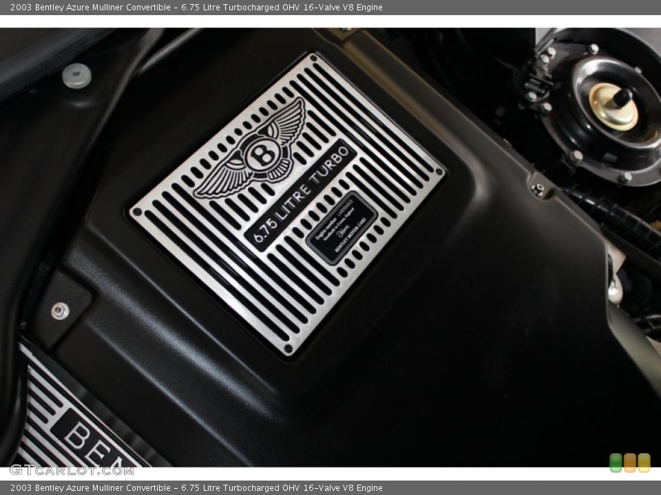 6.75 Litre Turbocharged OHV 16-Valve V8 Engine for the 2003 Bentley Azure #72770091