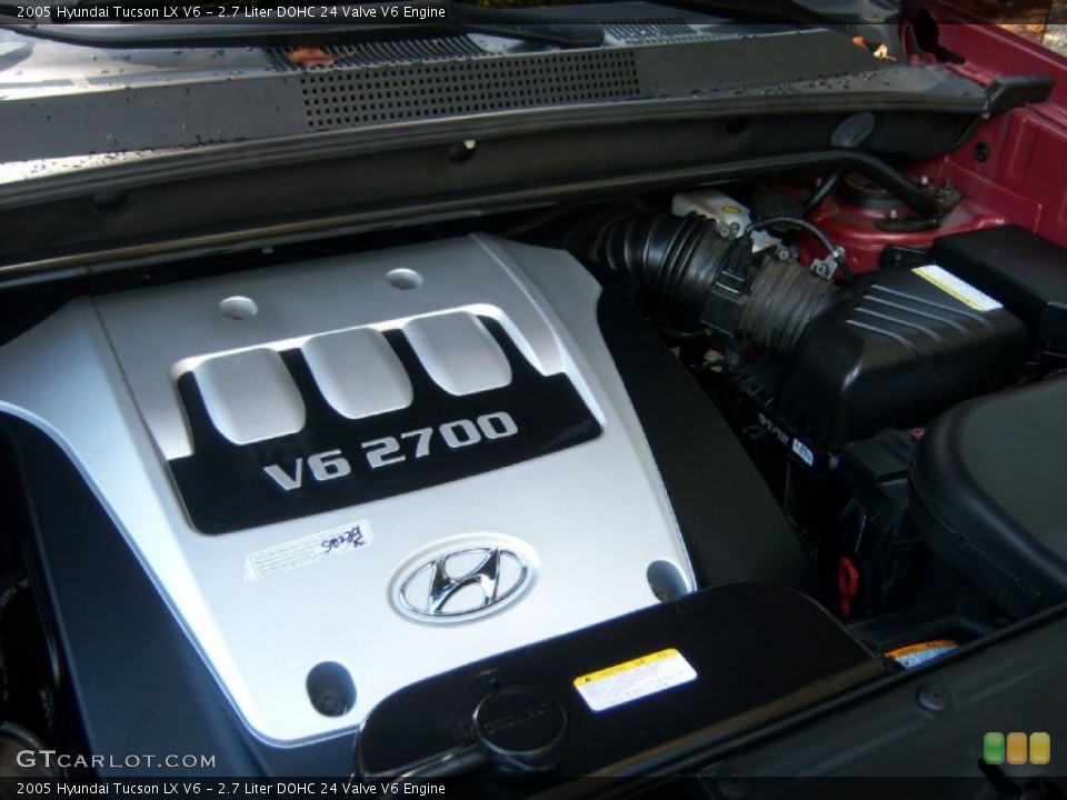 2.7 Liter DOHC 24 Valve V6 Engine for the 2005 Hyundai Tucson #72776629