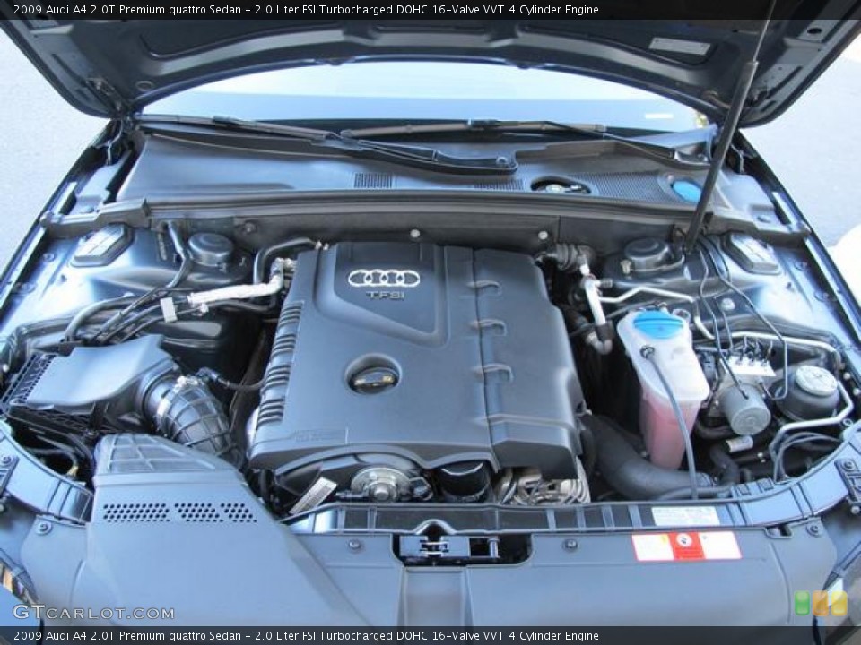 2.0 Liter FSI Turbocharged DOHC 16-Valve VVT 4 Cylinder Engine for the 2009 Audi A4 #72804154