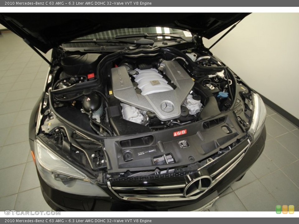 6.3 Liter AMG DOHC 32-Valve VVT V8 Engine for the 2010 Mercedes-Benz C #72841401