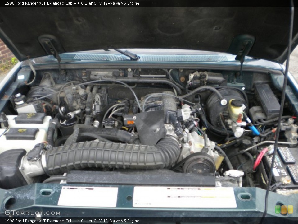 4.0 Liter OHV 12-Valve V6 1998 Ford Ranger Engine