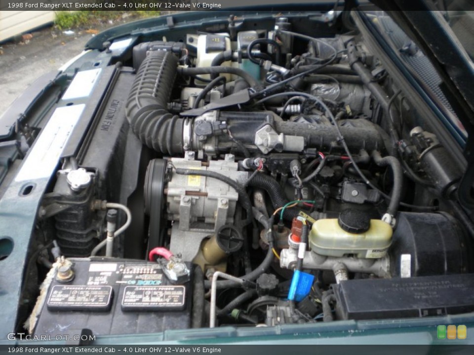 4.0 Liter OHV 12-Valve V6 Engine for the 1998 Ford Ranger #72843372