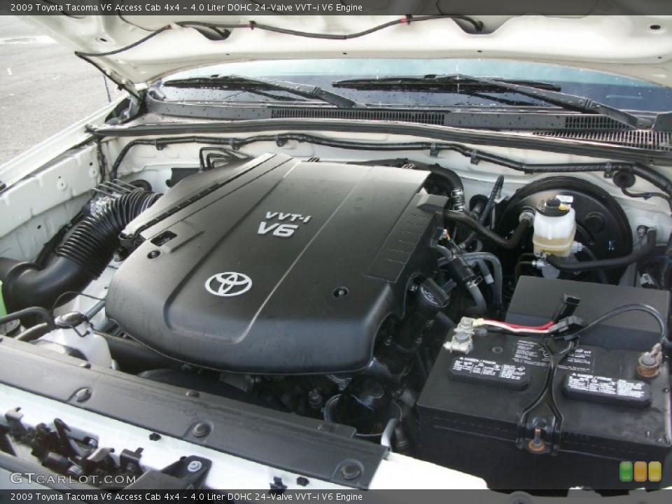 4.0 Liter DOHC 24-Valve VVT-i V6 2009 Toyota Tacoma Engine