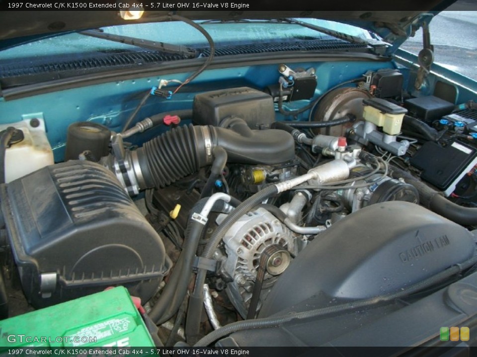 5.7 Liter OHV 16-Valve V8 Engine for the 1997 Chevrolet C/K #72876966