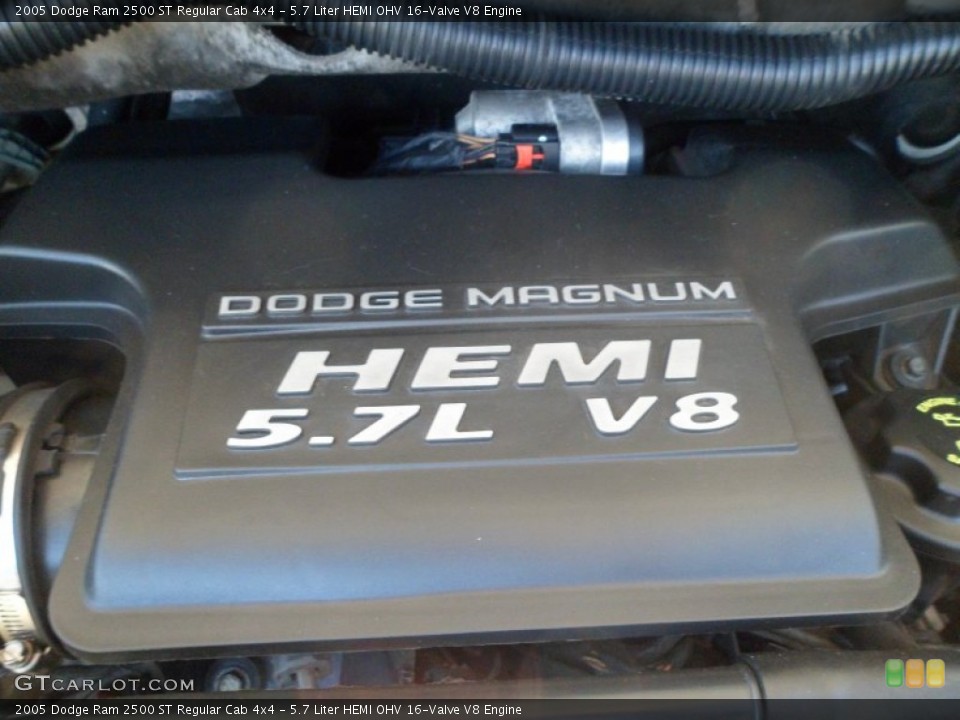 5.7 Liter HEMI OHV 16-Valve V8 Engine for the 2005 Dodge Ram 2500 #72880746