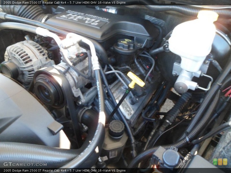 5.7 Liter HEMI OHV 16-Valve V8 Engine for the 2005 Dodge Ram 2500 #72880779