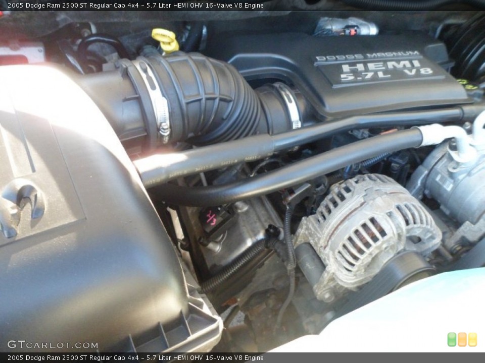 5.7 Liter HEMI OHV 16-Valve V8 Engine for the 2005 Dodge Ram 2500 #72880800