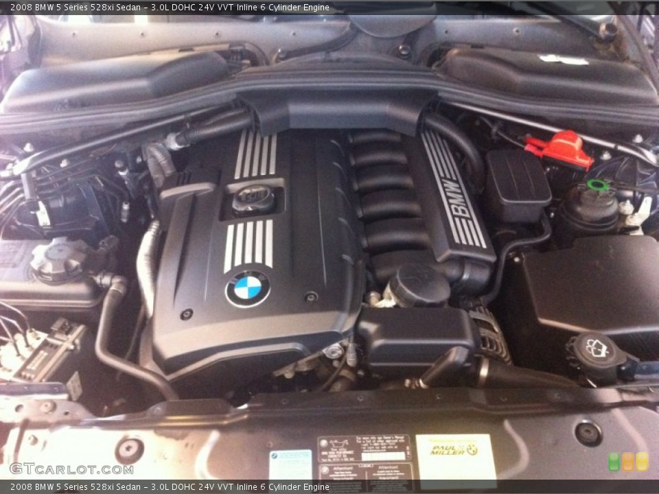 3.0L DOHC 24V VVT Inline 6 Cylinder Engine for the 2008 BMW 5 Series #72883022