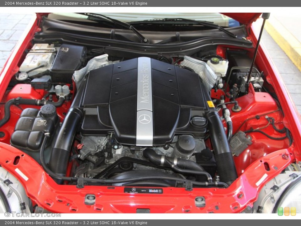 3.2 Liter SOHC 18-Valve V6 2004 Mercedes-Benz SLK Engine