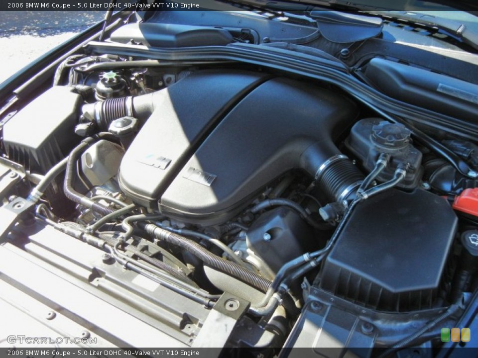 5.0 Liter DOHC 40-Valve VVT V10 Engine for the 2006 BMW M6 #72888051