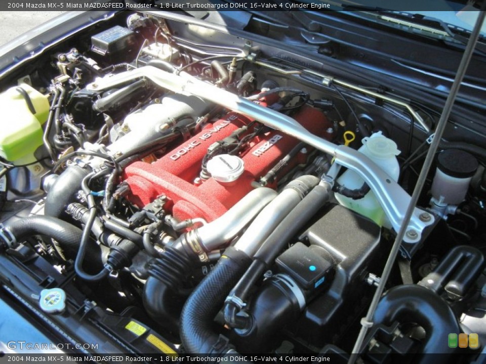 1.8 Liter Turbocharged DOHC 16-Valve 4 Cylinder Engine for the 2004 Mazda MX-5 Miata #72888744