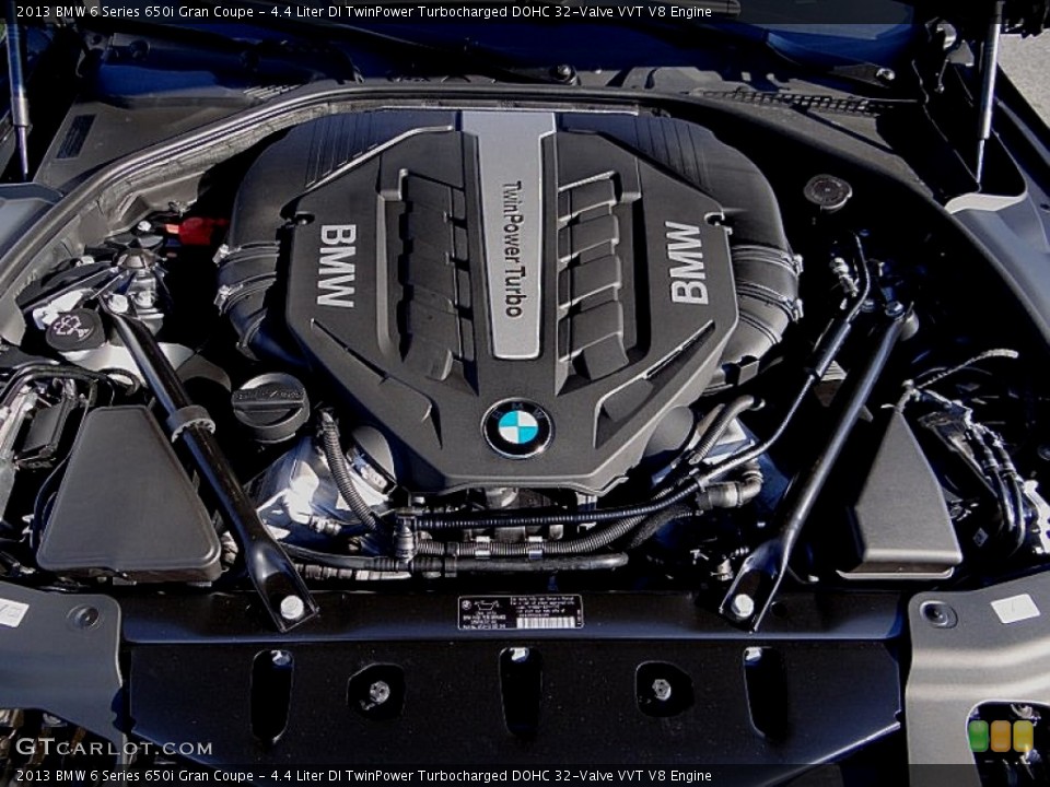 4.4 Liter DI TwinPower Turbocharged DOHC 32-Valve VVT V8 Engine for the 2013 BMW 6 Series #72899868