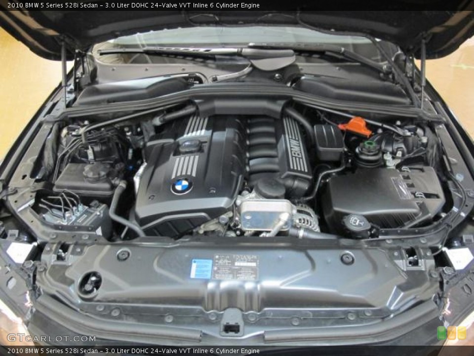 3.0 Liter DOHC 24-Valve VVT Inline 6 Cylinder Engine for the 2010 BMW 5 Series #72908395