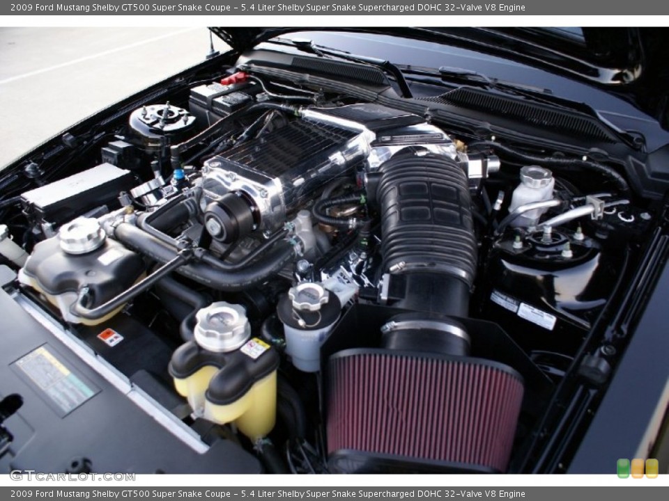 5.4 Liter Shelby Super Snake Supercharged DOHC 32-Valve V8 Engine for the 2009 Ford Mustang #72908398