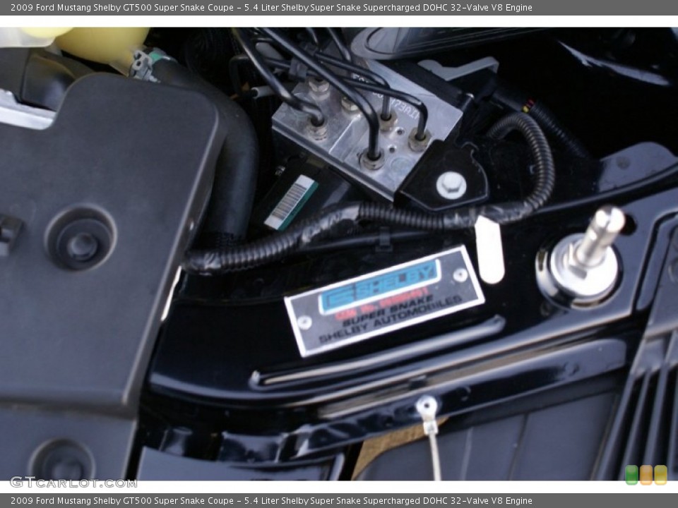 5.4 Liter Shelby Super Snake Supercharged DOHC 32-Valve V8 Engine for the 2009 Ford Mustang #72908452