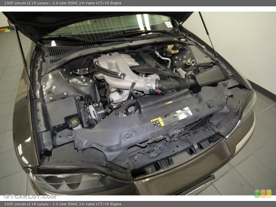3.0 Liter DOHC 24-Valve VCTi V6 2005 Lincoln LS Engine