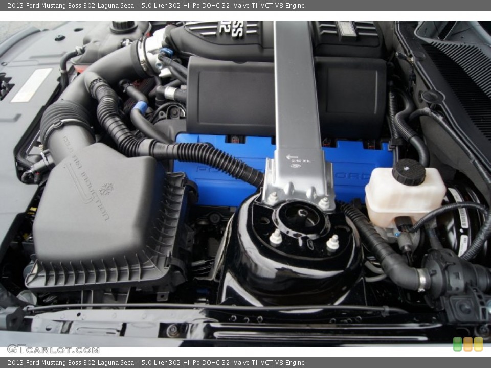 5.0 Liter 302 Hi-Po DOHC 32-Valve Ti-VCT V8 Engine for the 2013 Ford Mustang #72914440