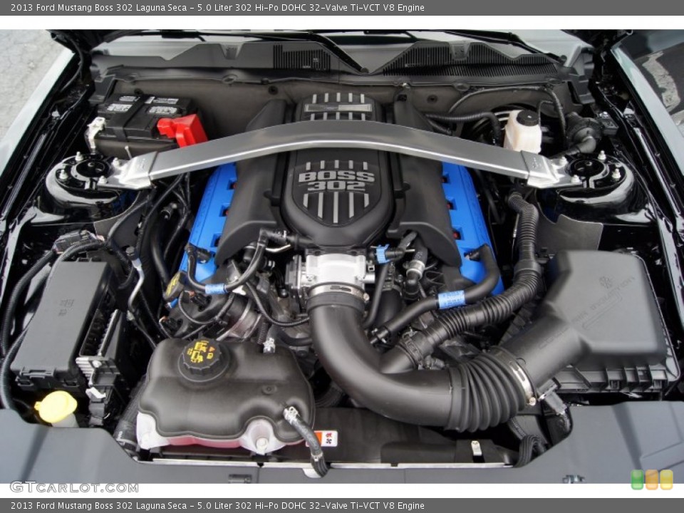 5.0 Liter 302 Hi-Po DOHC 32-Valve Ti-VCT V8 Engine for the 2013 Ford Mustang #72914488